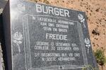 BURGER Freddie 1971-1999