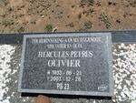 OLIVIER Hercules Petrus 1933-2003