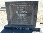 CONRADIE Hendrik Petrus 1917-2001