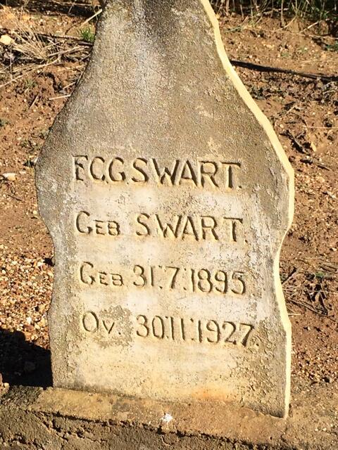 SWART F.C.G. nee SWART 1895-1927