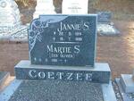 COETZEE Jannie S. 1914-1990 & Martie S. OLIVIER 1918-