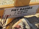 DAVIDS Piet 1943-2014