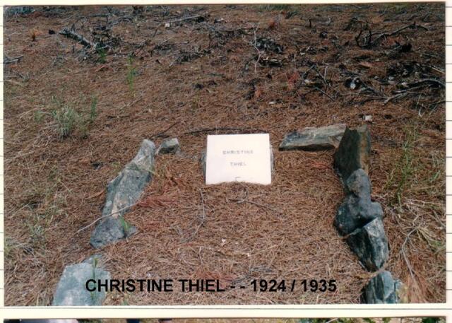 THIEL Christine 1924-1935
