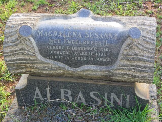 ALBASINI Magdalena Susanna nee ENGELBRECHT 1912-1961