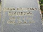 DOUBROWA Elena, HOLLMANN 1889-1972
