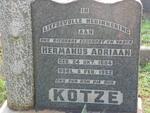 KOTZE Hermanus Adriaan 1884-1962