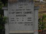 BASSON Stephanus Gabriel 1905-1966