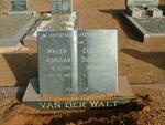 WALT Willem Adriaan, van der 1911-1977 & Elizabeth Susanna F. WEIDEMAN 1912-