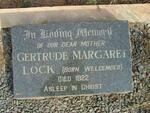 LOCK Gertrude Margaret nee WELGEMOED -1922