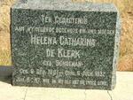 KLERK Helena Catharina, de nee SCHOEMAN 1861-1932