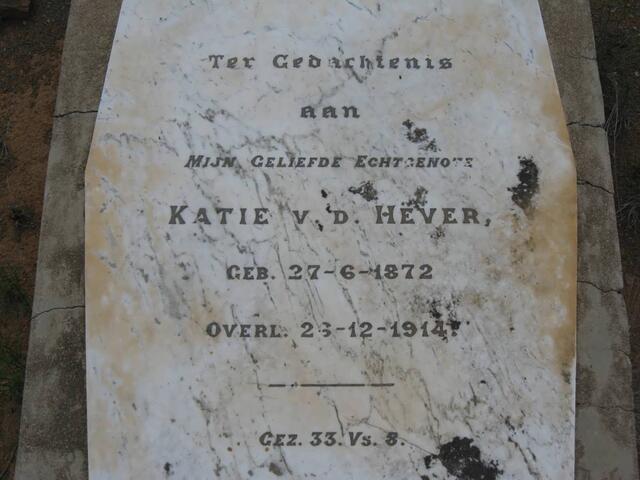 HEVER Katie, v.d. 1872-1914