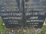 RENSBURG Charles Stuart, van 1936-1968 :: JANSE VAN RENSBURG Gert Coetzee 1902-1974