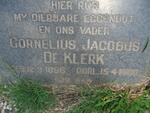 KLERK Cornelius Jacobus, de 1896-1980