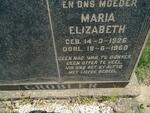 GROBLER Maria Elizabeth 1926-1960