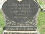VUUREN David Jakobus, Jansen van 1920-1969