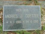 COETZEE Andries J. 1900-1960