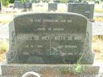 WET Andries, de 1889-1966 & Kitty SCHOEMAN 1898-1959