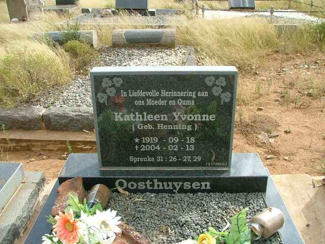 OOSTHUYSEN Kathleen Yvonne nee HENNING 1919-2004