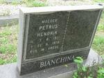 BIANCHINA Petrus Hendrik 1921-1978