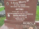 AGRELA Antonio 1918-1988 & Maria Matricia 1934-2010