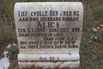 LOTTER Alice 1948-1949