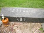 VILE Emma Elizabeth 1887-1978