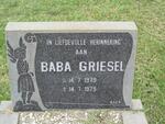 GRIESEL Baba 1979-1979