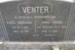 VENTER Karel Nicolaas 1888-1959 & Anna Maria VORSTER  1893-1967