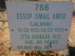 AMOD Essop Ismail 1913-1993