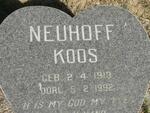 NEUHOFF Koos 1913-1992