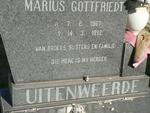 UITENWEERDE Marius Gottfriedt 1967-1992