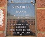 VENABLES Hannes 1920-1992