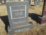 VORSTER Barry John 1966-2001