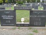 RENSBURG Willem Johannes, Janse van 1908-1983 & Aletta Helena Petronella 1913-1999