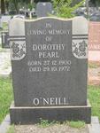 O'NEILL Dorothy Pearl 1900-1972