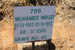 MBUZI Mohamed 1963-1993