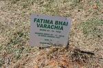 VARACHIA Fatima Bbhai 1939-2010