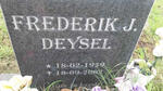 DEYSEL Frederik J. 1959-2003