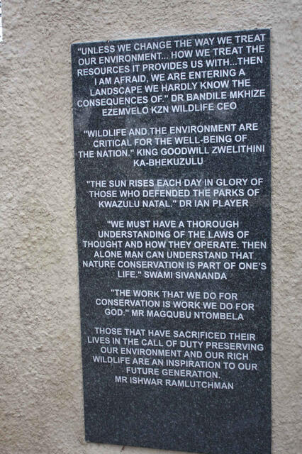 07. Memorial plaque with quotes