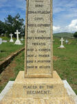 Memorial in memory of Gordon Highlanders 2nd Battalion