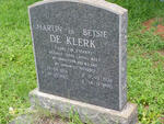 KLERK Martin, de 1914-1985 & Betsie 1936-1990