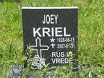 KRIEL Joey 1928-2007