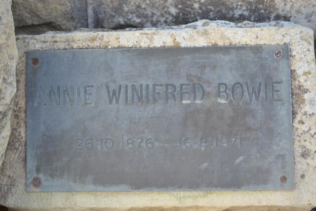 BOWIE Annie Winifred 1876-1971