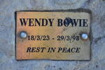 BOWIE Wendy 1923-1998