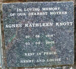 KNOTT Agnes Kathleen 1919-2005