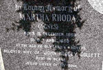 COLLETT Martha Rhoda 1868-1950