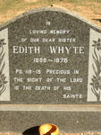 WHYTE Edith 1886-1976