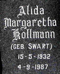 KOLLMANN Alida Margaretha nee SWART 1932-1987