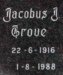 GROVE Jacobus J. 1916-1988