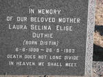 DUTHIE Laura Selina Elise nee DISTIN 1899-1983